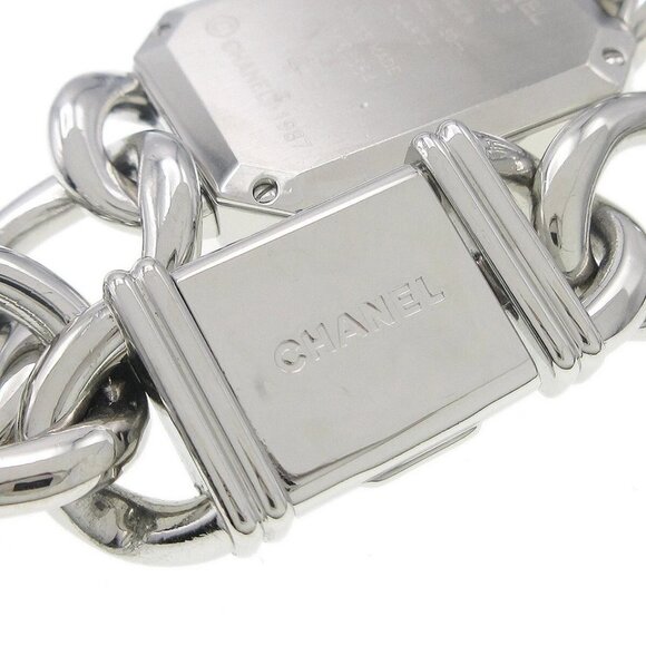 Chanel Premiere Ladies Quartz Watch #L V.M.63364 Silver Stainless Steel 57987 main image 13